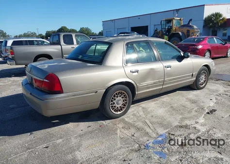 2002 Mercury Grand Marquis Gs z USA, uszkodzony, nr VIN 2MEFM74W92X663530